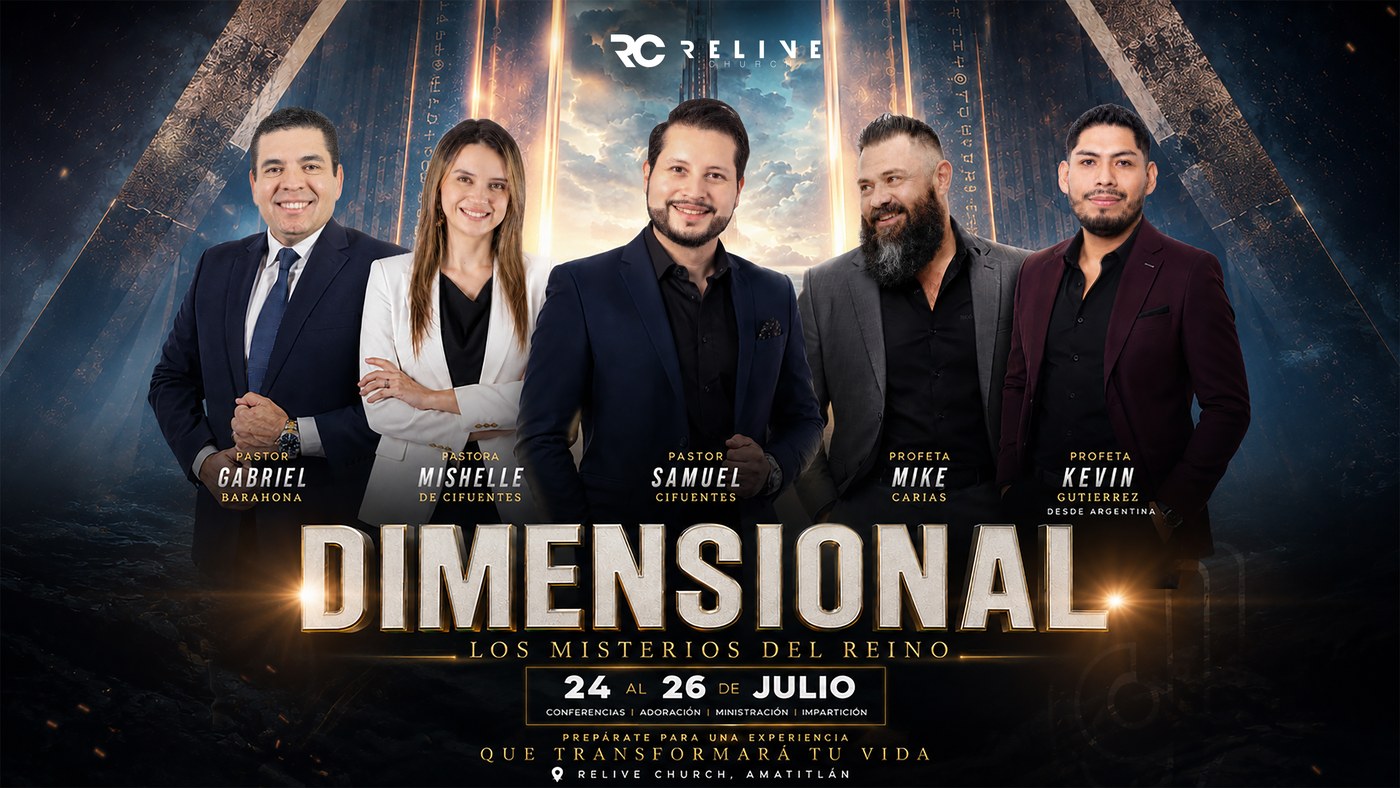 Dimensional 2026, Los Misterios del Reino — Gabriel Barahona, Mishelle de Cifuentes, Samuel Cifuentes, Mike Carias y Kevin Gutierrez