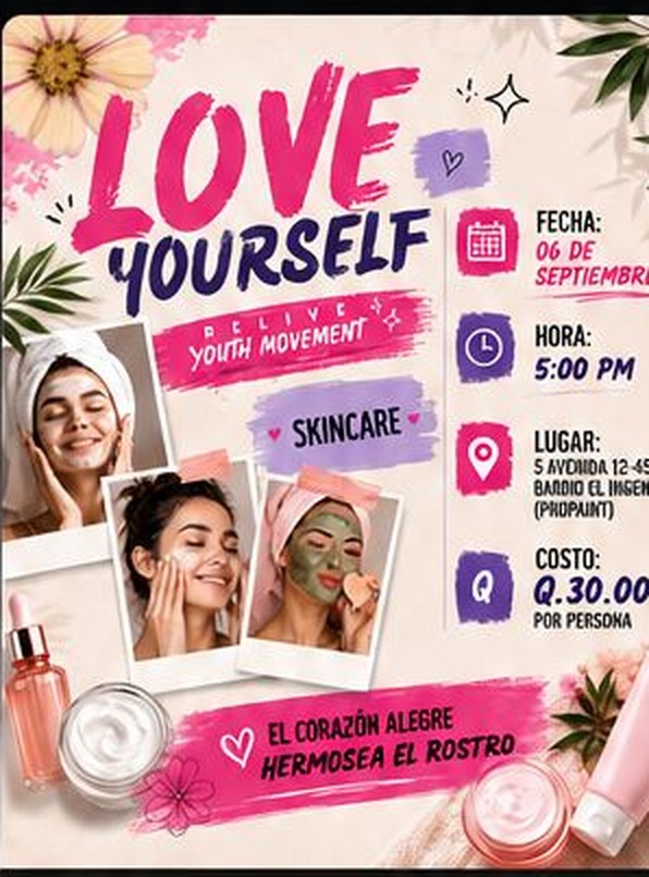 Love Yourself — Sábado 6 de Septiembre, 5:00 PM